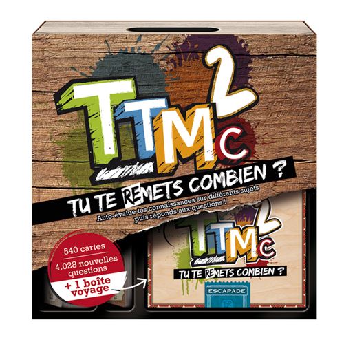 Jeu d’ambiance Pixie games TTMC 2 Tu te remets combien État correct Pixie Games reconditionné disponible sur Fnac