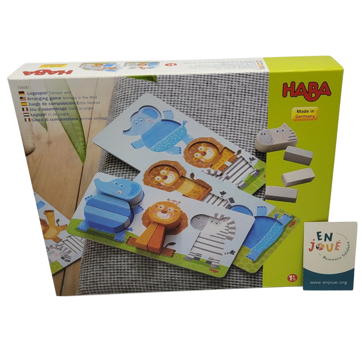 Acheter Jeu d'assemblage Dans la jungle Haba à partir de 12 mois. Bon état - 10,00 € Jeu d'assemblage Dans la jungle Haba à partir de 12 mois. Bon état reconditionné disponible sur Label Emmaüs