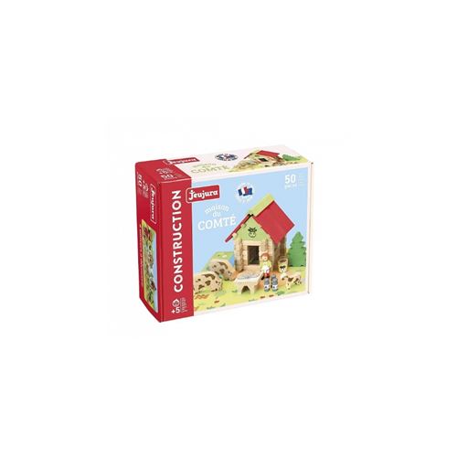 Jeu d’assemblage en bois JEUJURA La Maison du Comte 50 pièces État correct Jeujura reconditionné disponible sur Fnac