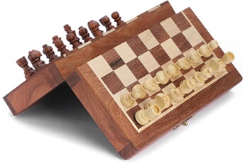 Jeu d'échecs Ajuny magnétique pliable en bois Bon état N/A reconditionné disponible sur Darty | Dero
