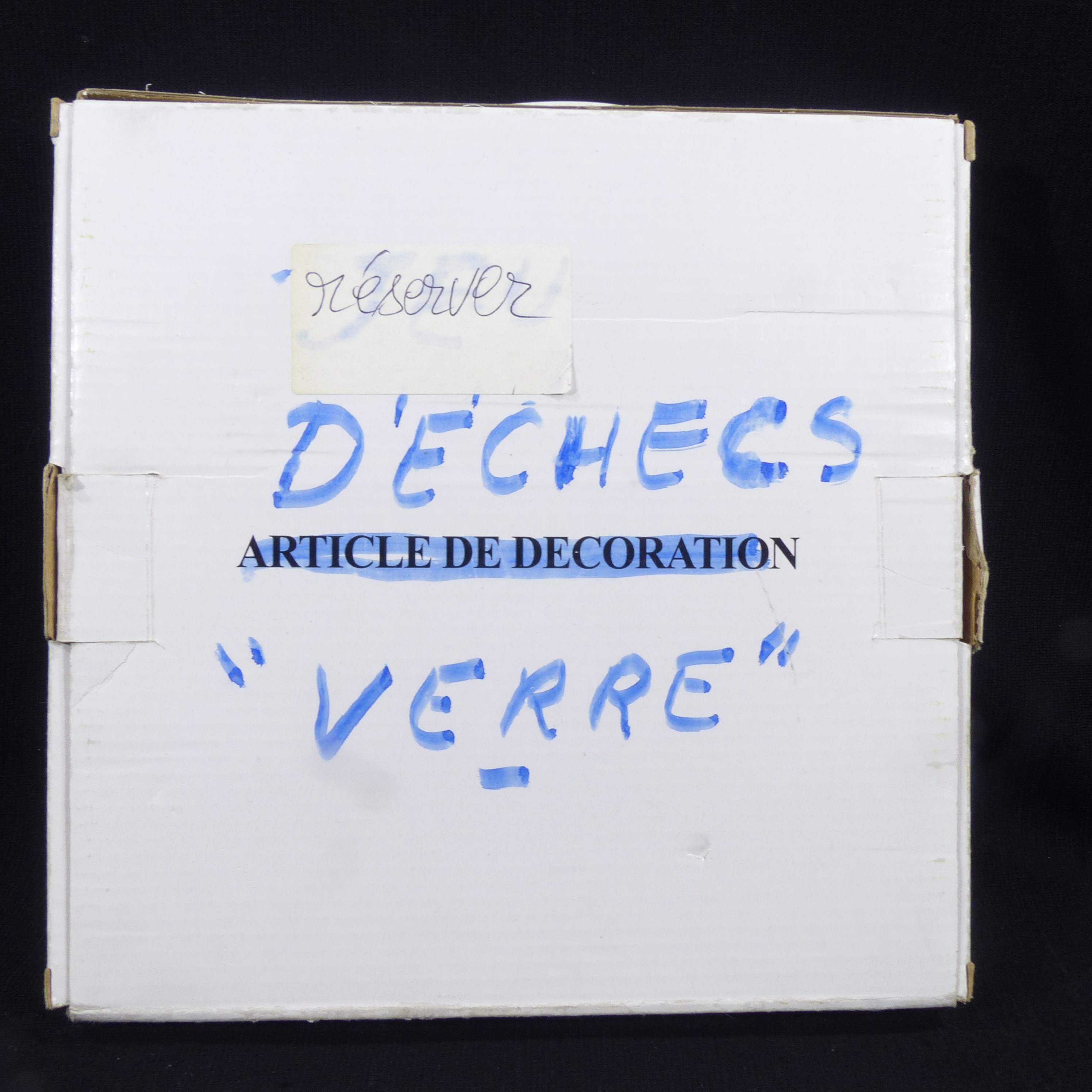 Voir photo 7 de Jeu d'échecs en verre - Le Club Jeu d'échecs en verre - Le Club Très bon état reconditionné photo 7