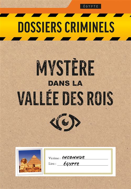 Jeu d'enquête Asmodee Dossiers Criminels Mystère dans la Vallée des Rois État correct reconditionné disponible sur Fnac