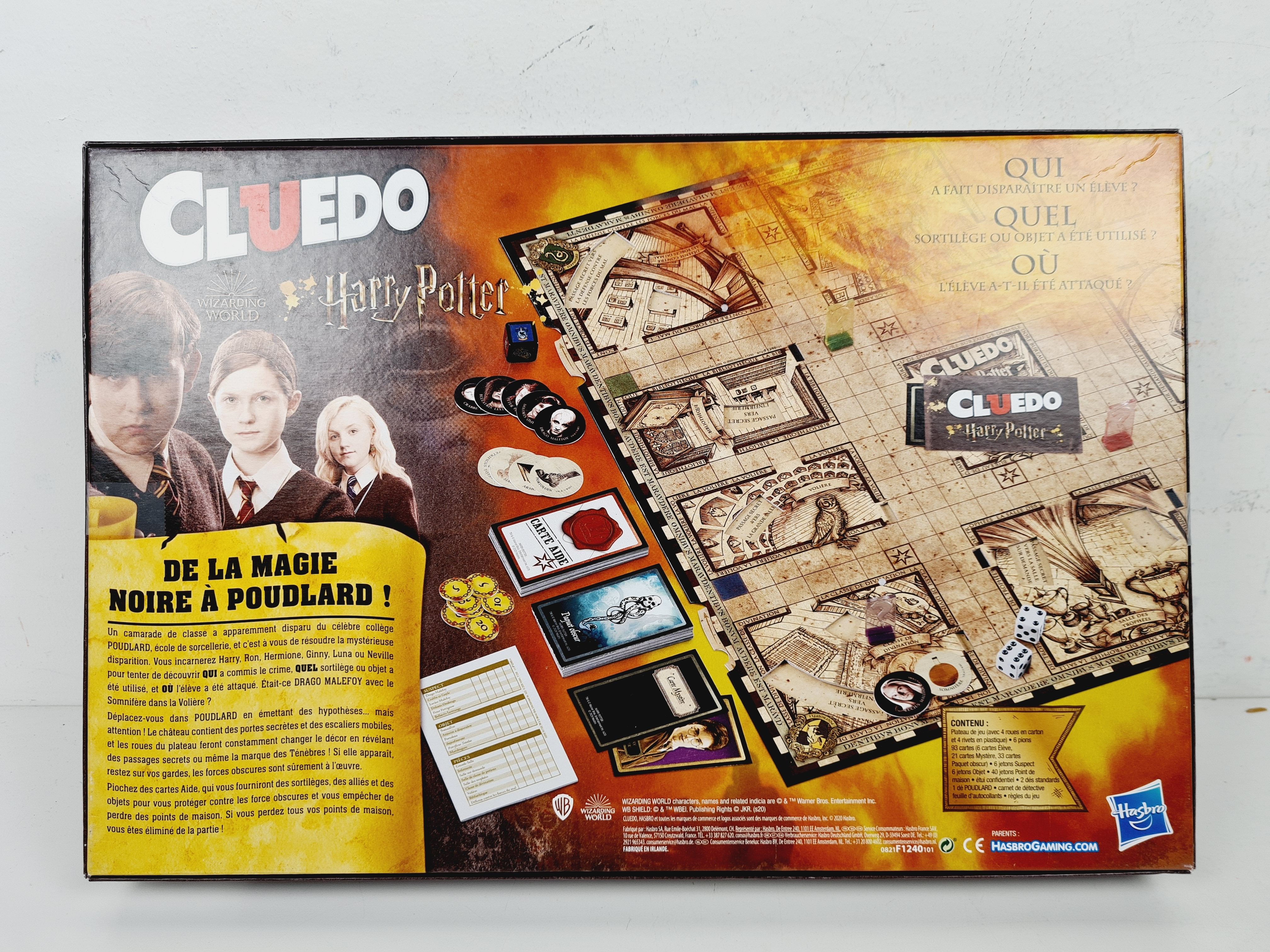Voir photo 4 de Jeu d'enquête - Cluedo Harry potter - Hasbro gaming - 8 ans+ Jeu d'enquête - Cluedo Harry potter - Hasbro gaming - 8 ans+ Bon état reconditionné photo 4