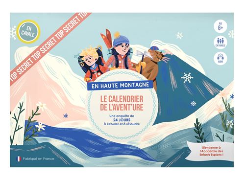 Jeu d'enquête En cavale Le Calendrier de l’Avent’ure En Haute Montagne État correct reconditionné disponible sur Fnac