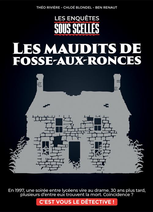 Jeu d'enquête Enigami Sous Scellés Les Maudits de Fosse-Aux-Ronces État correct reconditionné disponible sur Fnac