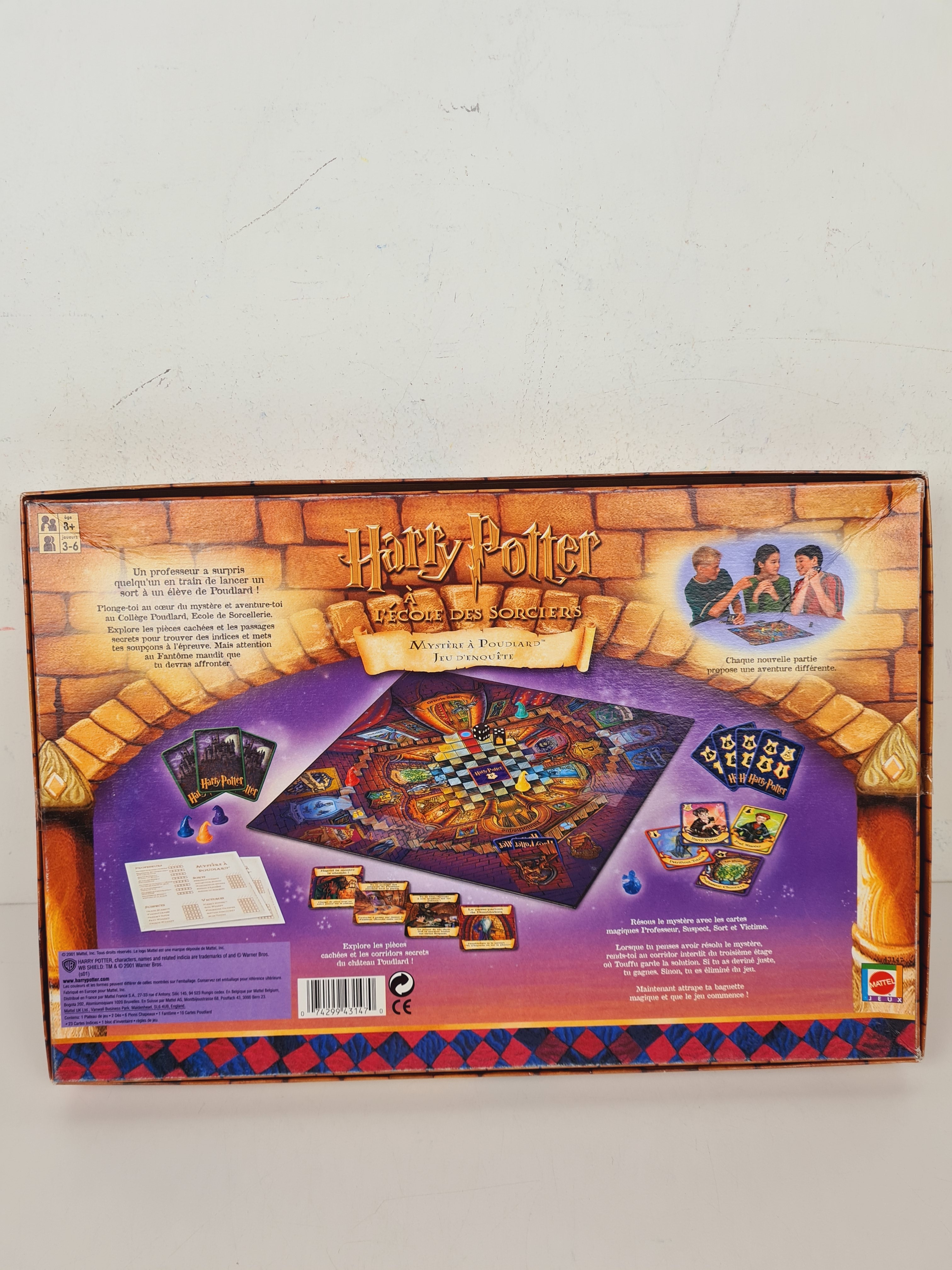 Voir photo 5 de Jeu d'enquêtes - Harry Potter à l'école des sorciers - Mattel - Dès 8 ans Jeu d'enquêtes - Harry Potter à l'école des sorciers - Mattel - Dès 8 ans Bon état reconditionné photo 5