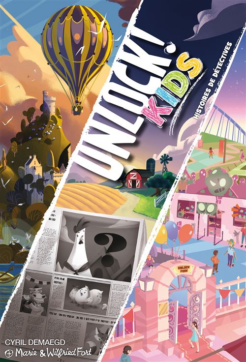 Jeu d'escape game Asmodee Unlock Kids Histoires de détectives État correct Asmodee reconditionné disponible sur Fnac