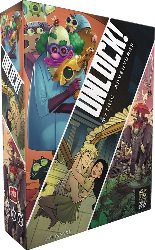 Jeu d'escape game Asmodee Unlock Mythic Adventures État correct reconditionné disponible sur Fnac