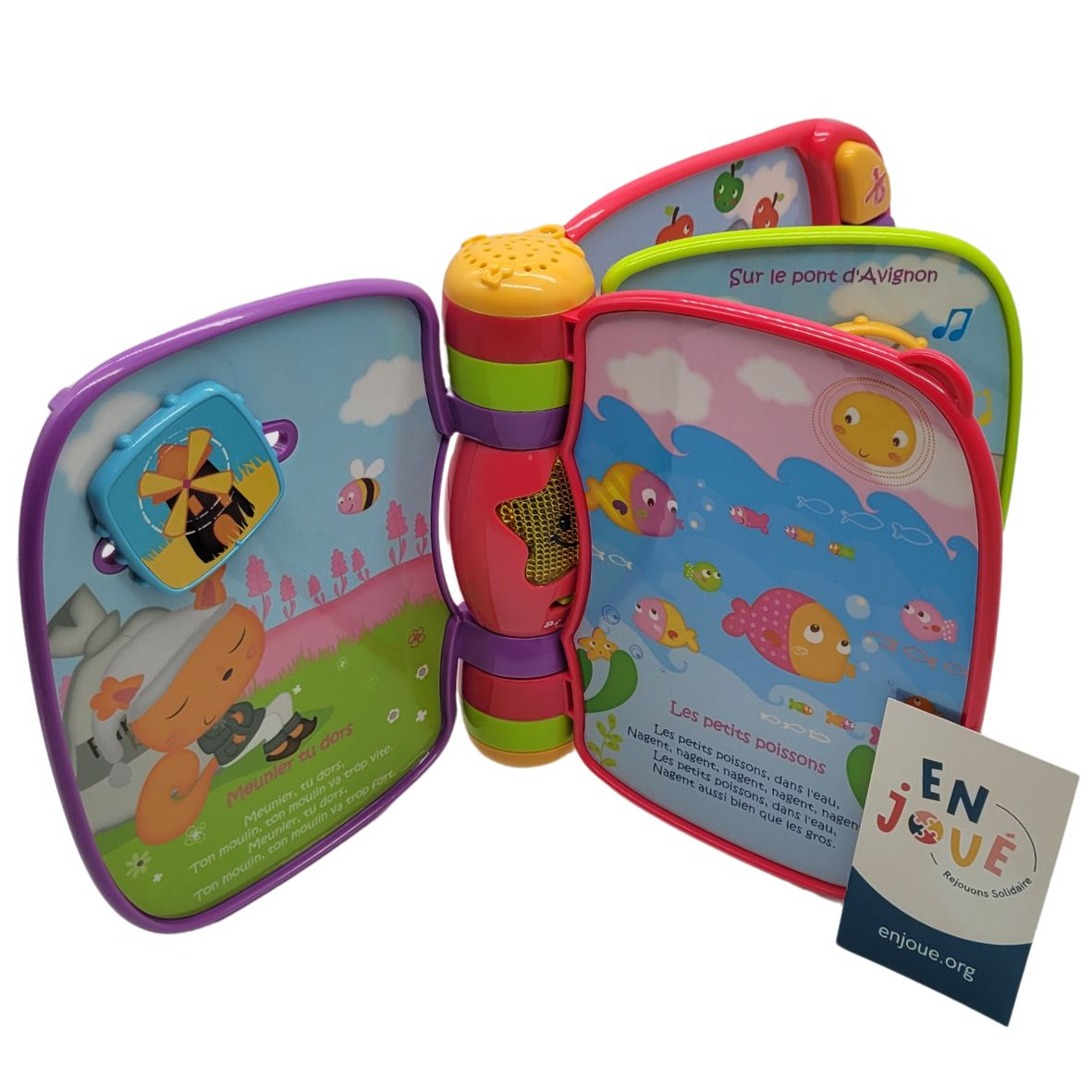 Voir photo 2 de Jeu d'éveil Do, Ré, Mi, super livre enchanté rose - Vtech - A partir de 12 mois. Jeu d'éveil Do, Ré, Mi, super livre enchanté rose - Vtech - A partir de 12 mois. Très bon état reconditionné photo 2