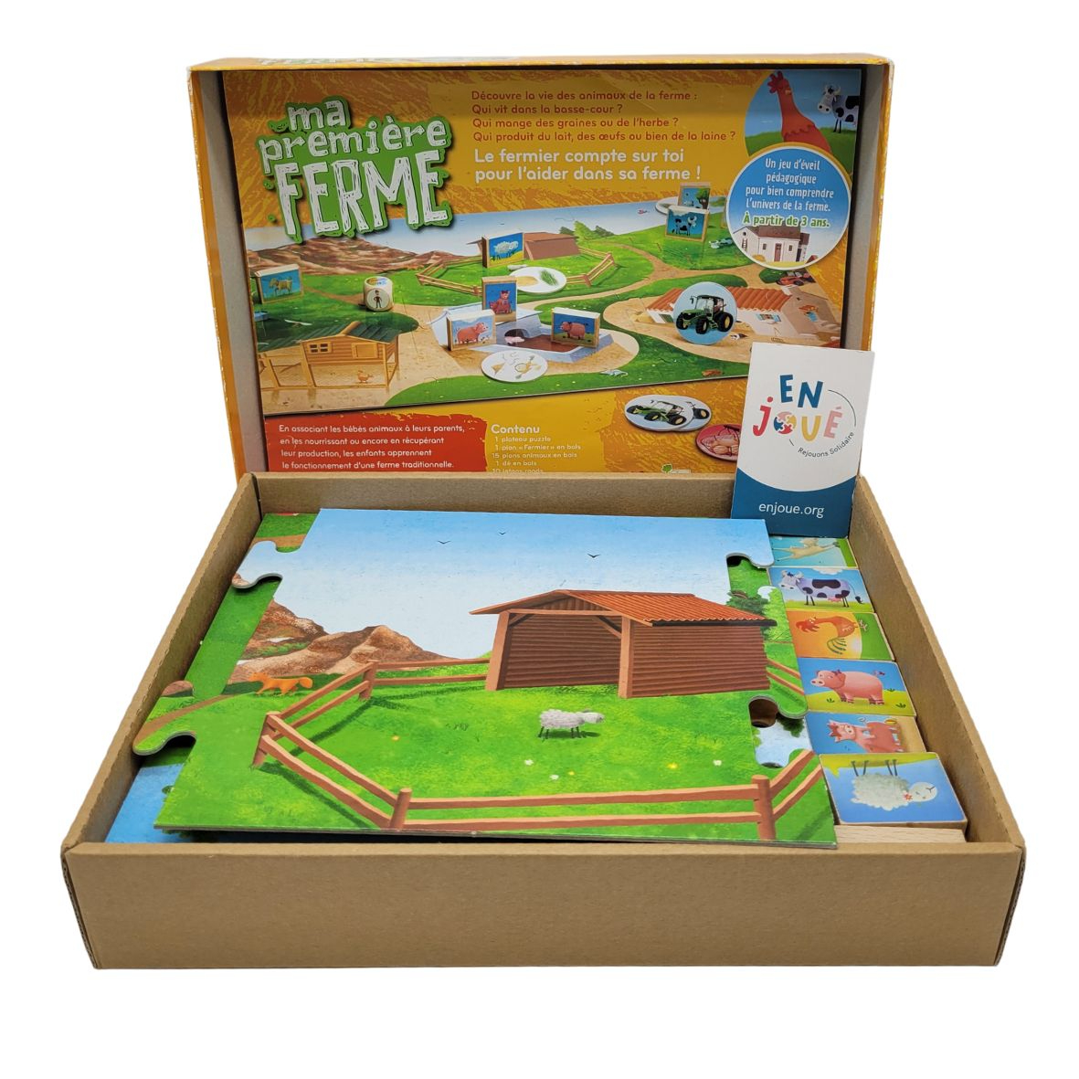 Voir photo 4 de Jeu d'éveil - Ma première ferme - Bioviva - A partir de 3 ans. Jeu d'éveil - Ma première ferme - Bioviva - A partir de 3 ans. Bon état reconditionné photo 4
