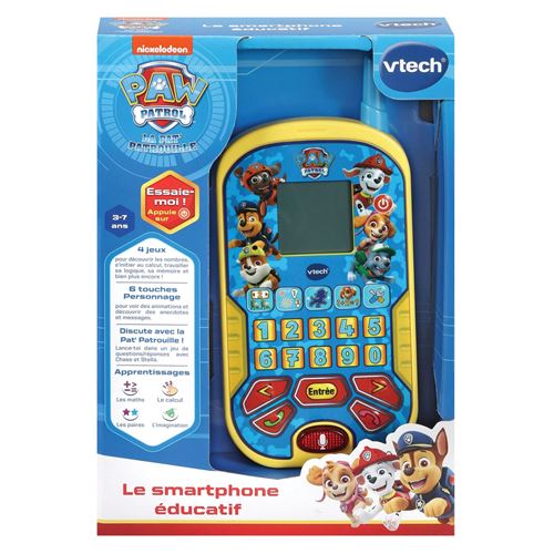 Jeu d'éveil Vtech Pat Patrouille Le smartphone éducatif Bleu État correct reconditionné disponible sur Fnac