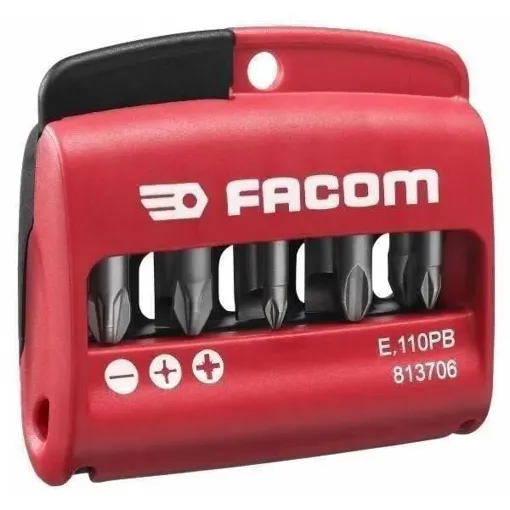Jeu de 10 embouts de vissage mixtes 1/4" FACOM E.110PB occasion reconditionné disponible sur Rakuten