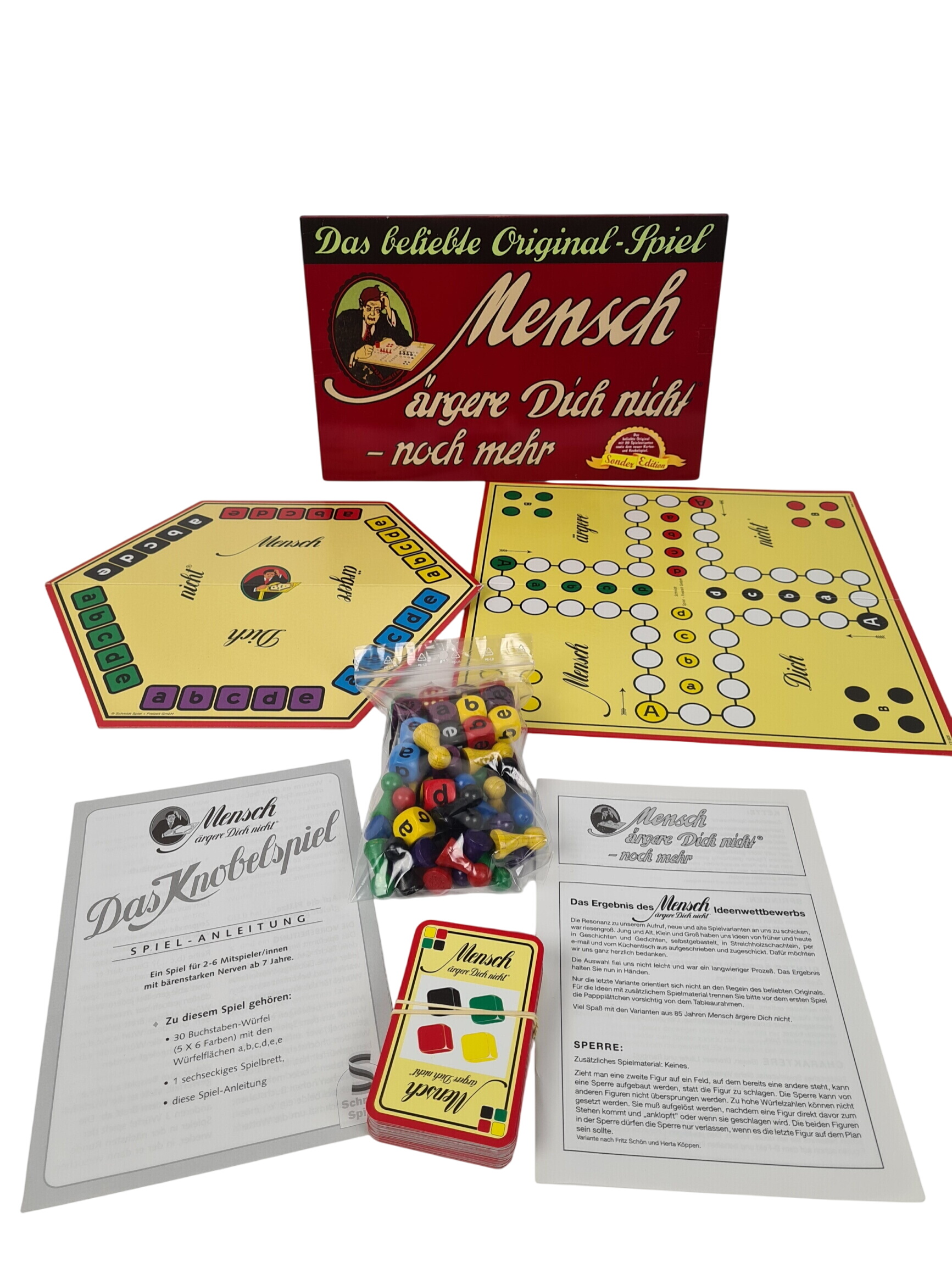 Jeu de anciens - Mensch Ärgere Dich Nicht - Allemand - Schmidt Spiele Bon état - 15,00 € Jeu de anciens - Mensch Ärgere Dich Nicht - Allemand - Schmidt Spiele Bon état reconditionné disponible sur Label Emmaüs