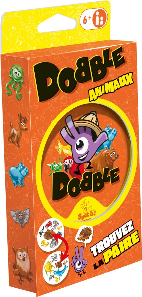 Jeu de cartes Asmodee Dobble Animaux État correct Asmodee reconditionné disponible sur Fnac