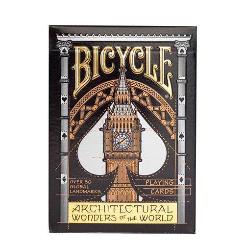 Acheter Jeu de cartes Bicycle Ultimates Architectural Wonders of the World État correct - 23,39 € Jeu de cartes Bicycle Ultimates Architectural Wonders of the World État correct N/A reconditionné disponible sur Fnac