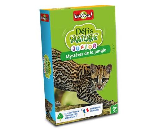Jeu de cartes Bioviva Défis Nature Junior Mystères de la jungle État correct reconditionné disponible sur Fnac