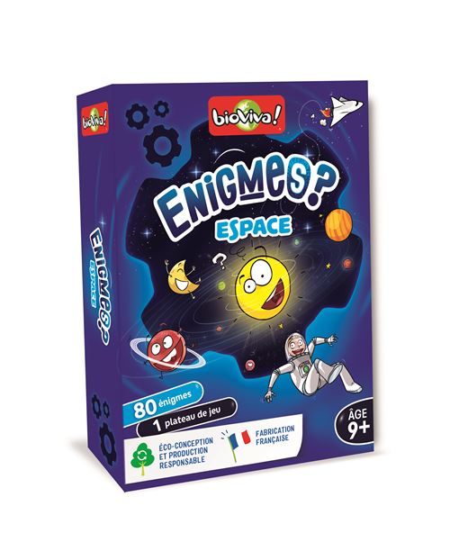 Jeu de cartes Bioviva Enigmes Espace État correct Bioviva reconditionné disponible sur Fnac