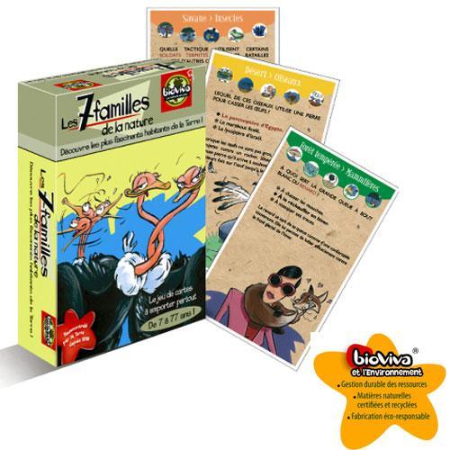 Jeu de cartes Bioviva Jeu des 7 Familles de la nature État correct N/A reconditionné disponible sur Fnac
