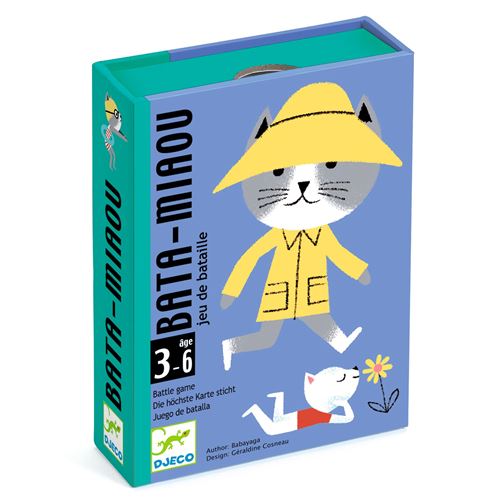 Jeu de cartes Djeco Bata-Miaou État correct - 16,00 € Jeu de cartes Djeco Bata-Miaou État correct Djeco reconditionné disponible sur Fnac