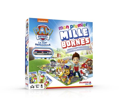 Jeu de cartes Dujardin Mille Bornes Pat Patrouille État correct N/A reconditionné disponible sur Fnac