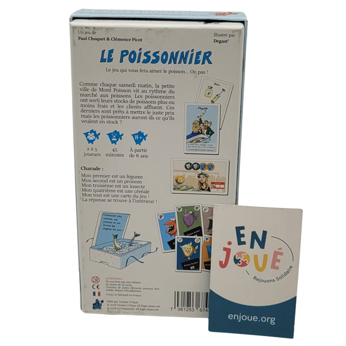 Voir photo 3 de Jeu de cartes - Le poissonnier - Tomber à Pique - A partir de 8 ans. Jeu de cartes - Le poissonnier - Tomber à Pique - A partir de 8 ans. Bon état reconditionné photo 3