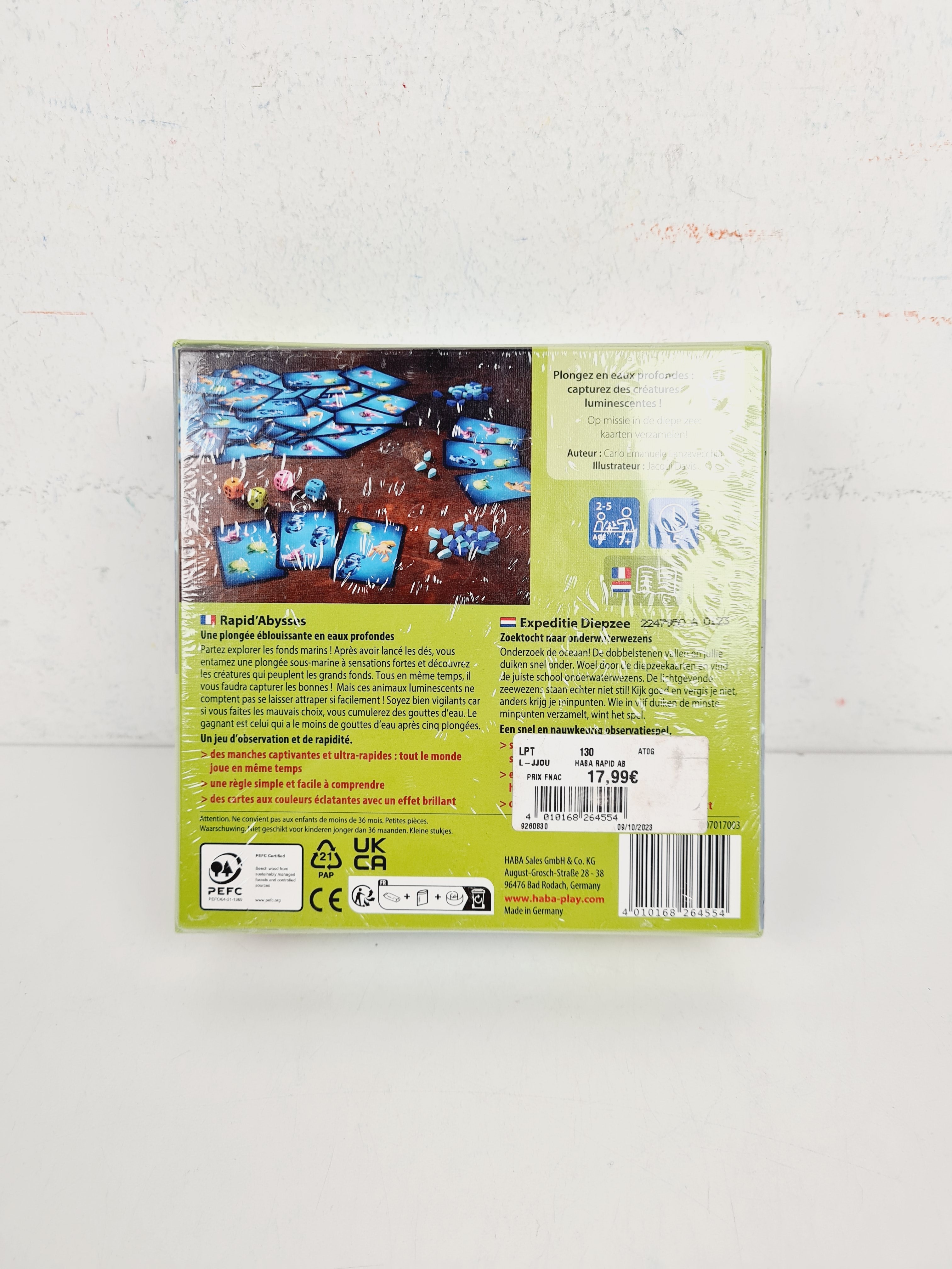 Voir photo 4 de Jeu de cartes - Rapid'abysses - Haba - Dès 7 ans Jeu de cartes - Rapid'abysses - Haba - Dès 7 ans Parfait état reconditionné photo 4