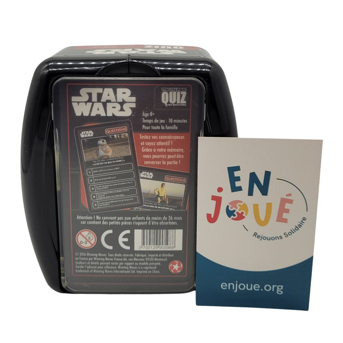 Voir photo 3 de Jeu de cartes - Star Wars Top Trumps Quiz 500 Questions - Disney - À partir de 8 ans. Jeu de cartes - Star Wars Top Trumps Quiz 500 Questions - Disney - À partir de 8 ans. Bon état reconditionné photo 3
