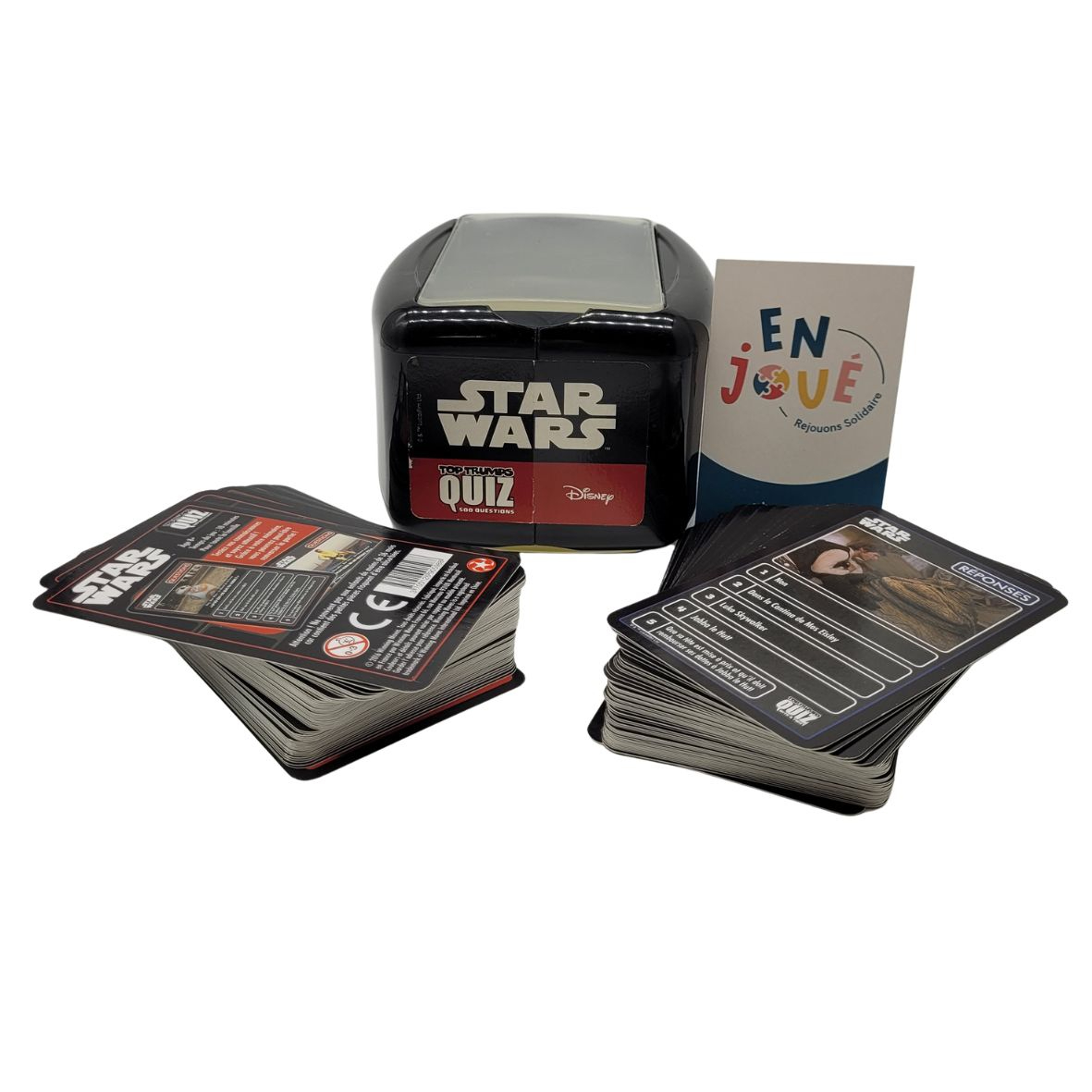 Voir photo 4 de Jeu de cartes - Star Wars Top Trumps Quiz 500 Questions - Disney - À partir de 8 ans. Jeu de cartes - Star Wars Top Trumps Quiz 500 Questions - Disney - À partir de 8 ans. Bon état reconditionné photo 4