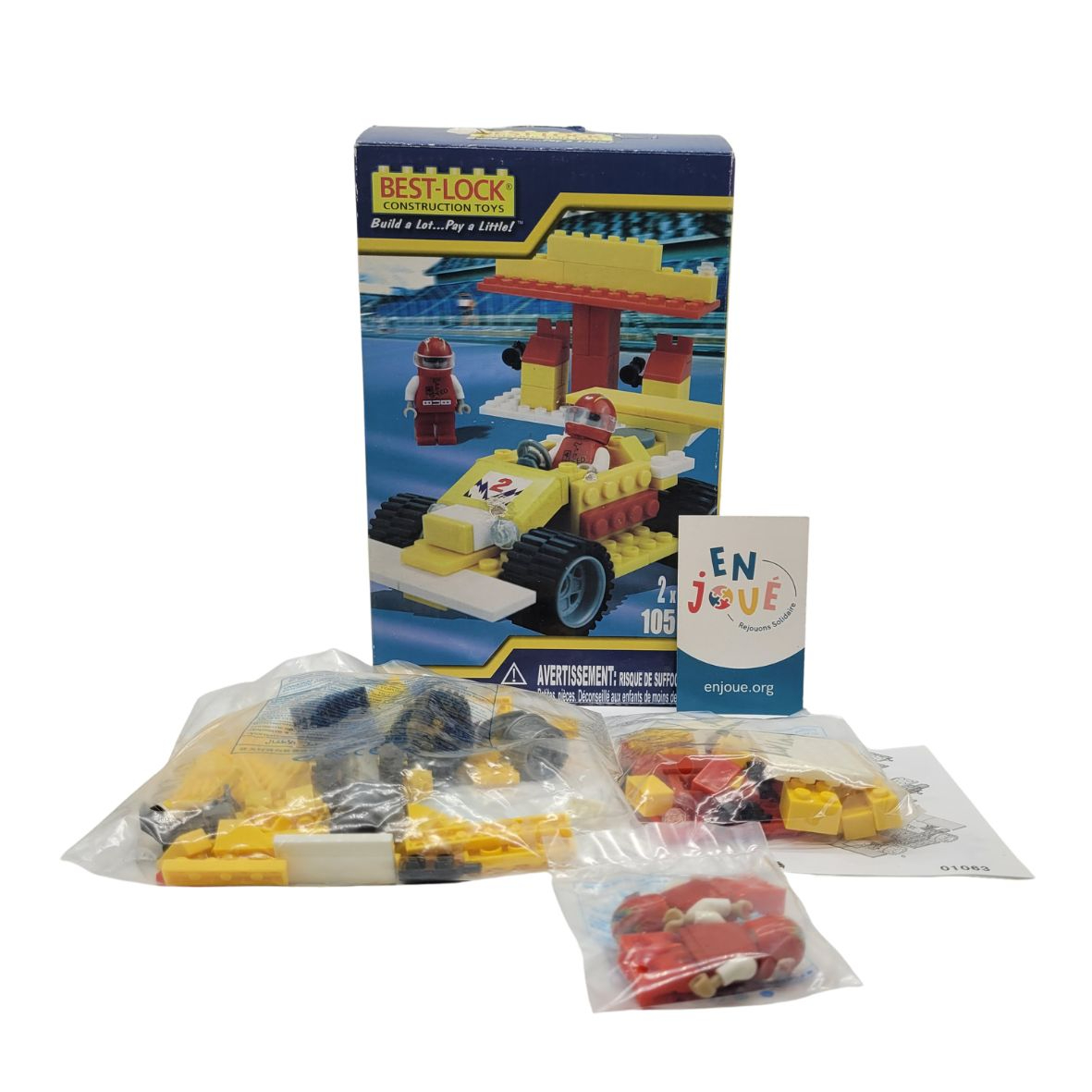 Voir photo 2 de Jeu de construction - Best-Lock 105 pièces - Construction Toys - À partir de 5 ans. Jeu de construction - Best-Lock 105 pièces - Construction Toys - À partir de 5 ans. Parfait état reconditionné photo 2