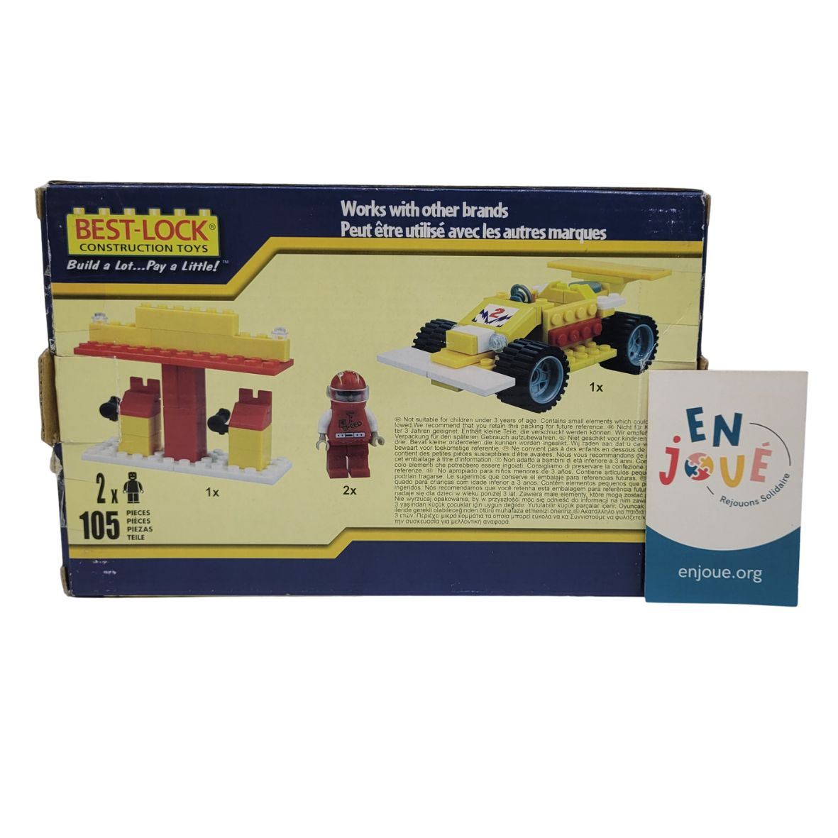 Voir photo 3 de Jeu de construction - Best-Lock 105 pièces - Construction Toys - À partir de 5 ans. Jeu de construction - Best-Lock 105 pièces - Construction Toys - À partir de 5 ans. Parfait état reconditionné photo 3