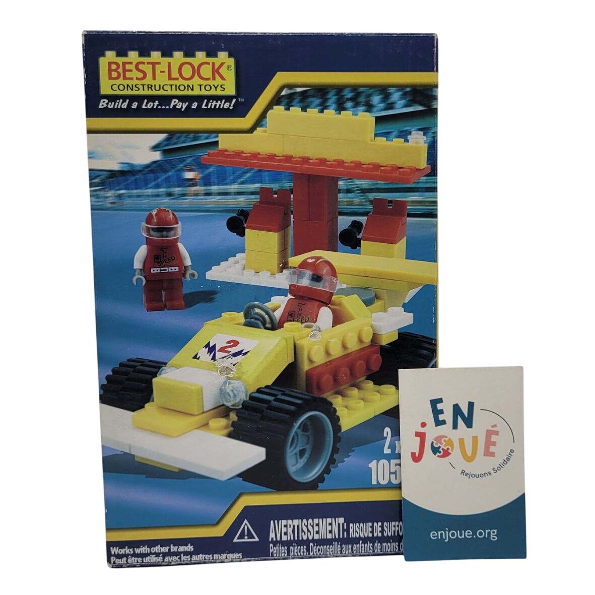 Acheter Jeu de construction - Best-Lock 105 pièces - Construction Toys - À partir de 5 ans. Parfait état - 10,00 € Jeu de construction - Best-Lock 105 pièces - Construction Toys - À partir de 5 ans. Parfait état reconditionné disponible sur Label Emmaüs