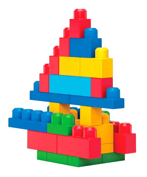Jeu de construction Fisher Price Mega Bloks First Builders Sac 80 briques Bleu État correct reconditionné disponible sur Fnac