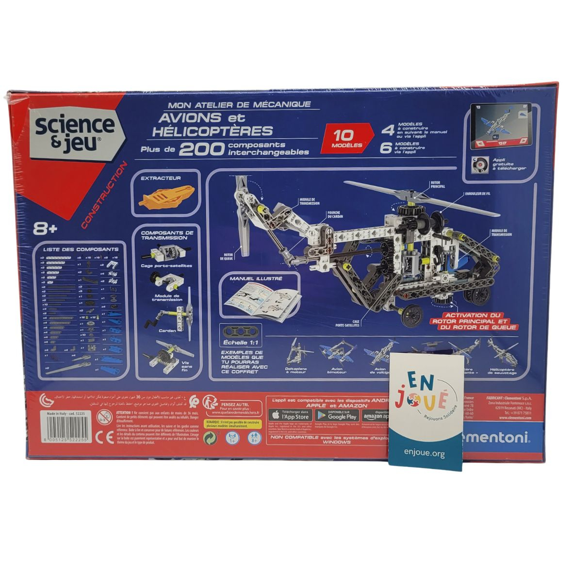 Voir photo 3 de Jeu de Construction - Mon Atelier de Mécanique - Avions et Hélicoptères - Clementoni - Dès 8 ans. Jeu de Construction - Mon Atelier de Mécanique - Avions et Hélicoptères - Clementoni - Dès 8 ans. Parfait état reconditionné photo 3