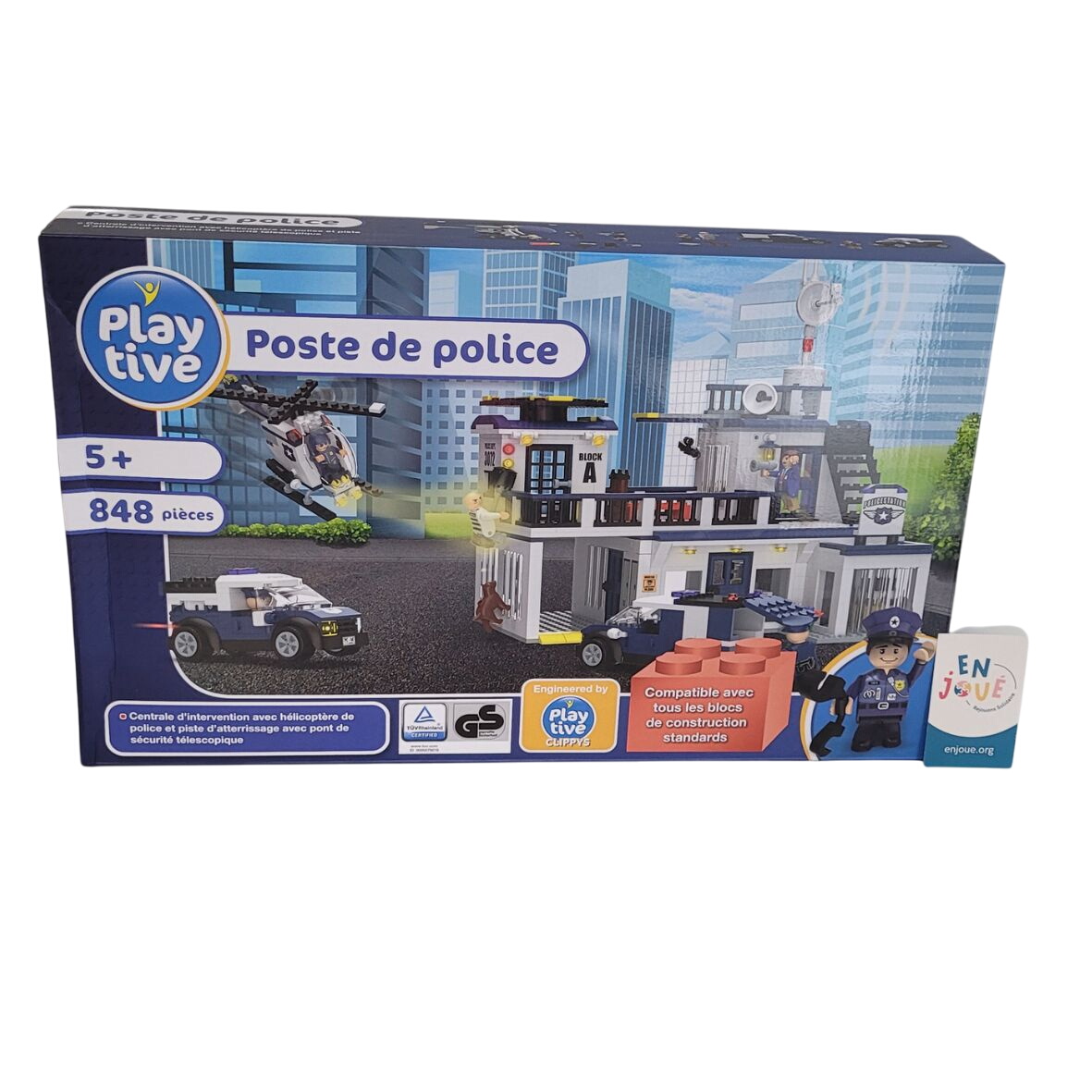 Jeu de construction - Poste de police 848 pièces - Play tive - A partir de 5 ans. Parfait état - 20,00 € Jeu de construction - Poste de police 848 pièces - Play tive - A partir de 5 ans. Parfait état reconditionné disponible sur Label Emmaüs