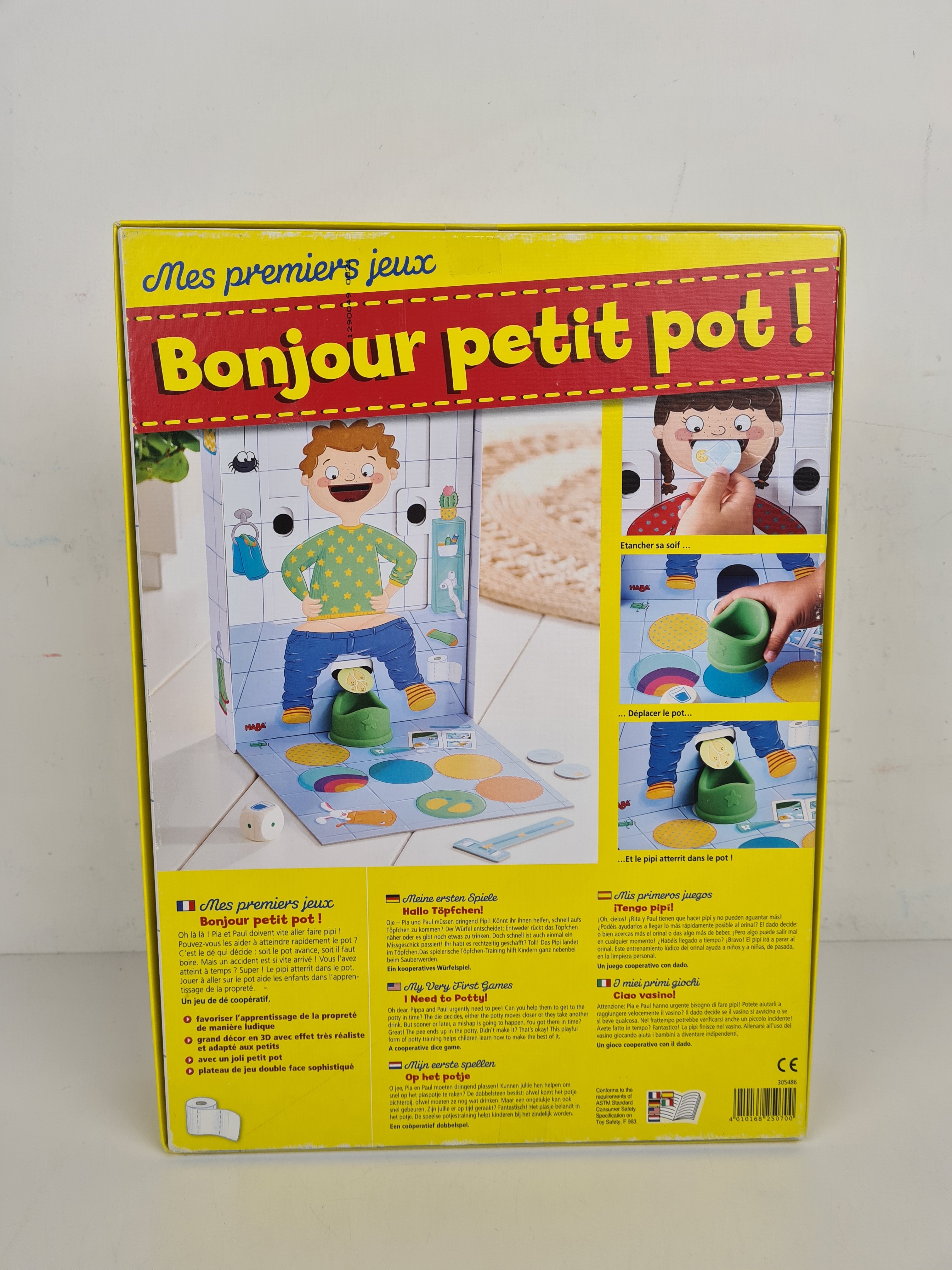 Voir photo 2 de Jeu de coopératif - Bonjour petit pot ! – Haba - 2ans + Jeu de coopératif - Bonjour petit pot ! – Haba - 2ans + Bon état reconditionné photo 2