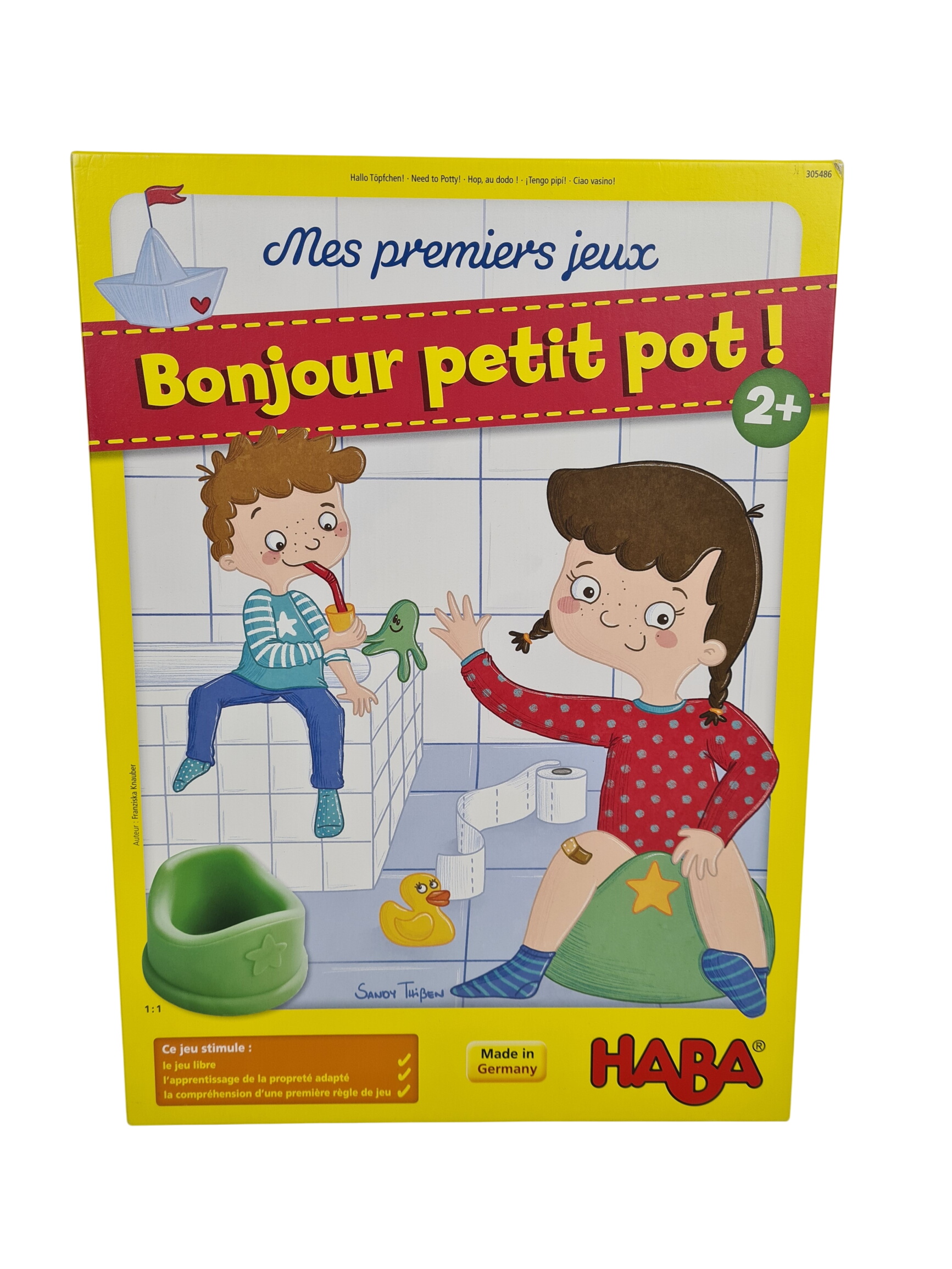 Jeu de coopératif - Bonjour petit pot ! – Haba - 2ans + Bon état - alternatives disponibles sur Dero Jeu de coopératif - Bonjour petit pot ! – Haba - 2ans + Bon état reconditionné (offre indisponible)