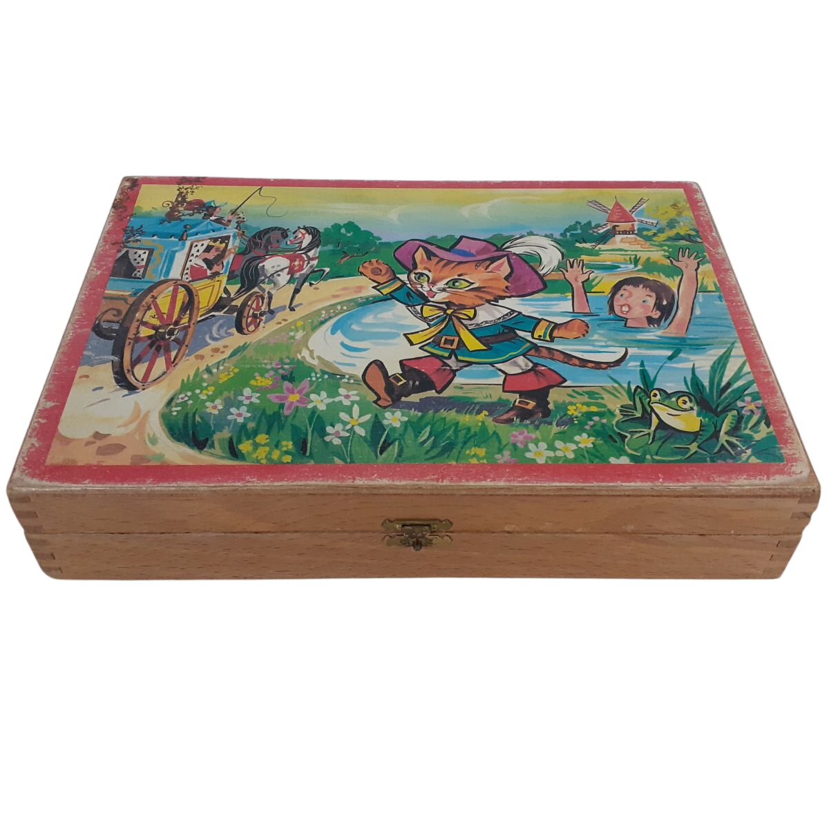 Acheter Jeu de cubes bois vintage - Le chat botté - 4 visuels différents Bon état - 10,00 € Jeu de cubes bois vintage - Le chat botté - 4 visuels différents Bon état reconditionné disponible sur Label Emmaüs