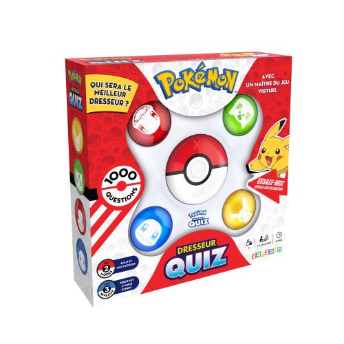Jeu de culture générale Bandai Pokémon Dresseur Quiz État correct Pokémon reconditionné disponible sur Fnac