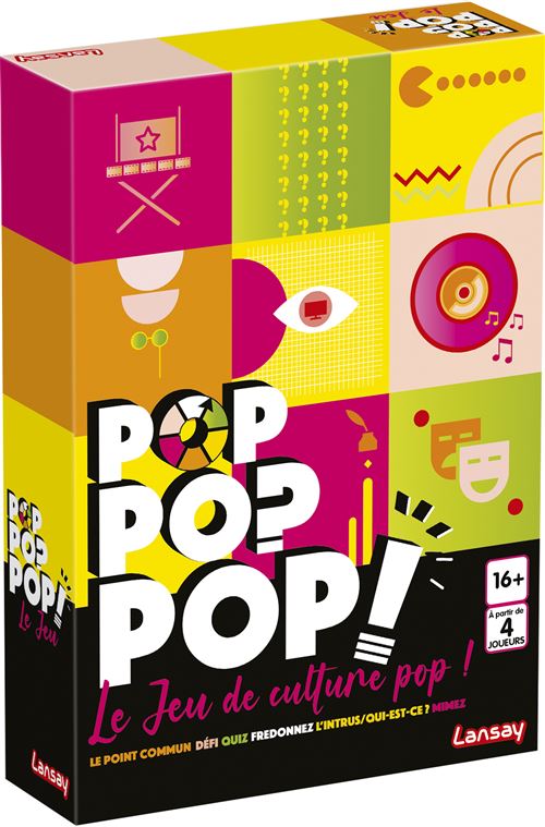 Jeu de culture générale Lansay Pop Pop Pop Le Jeu État correct Lansay reconditionné disponible sur Fnac