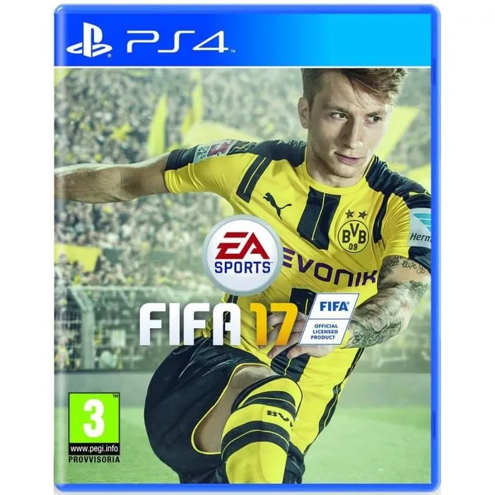 Jeu de football PS4 FIFA 17 - Electronic Arts - Edition Standard - Plateforme PS4 - Genre Sport - PEGI 3+ Reconditionné Electronic Arts reconditionné disponible sur Cdiscount Seconde Vie