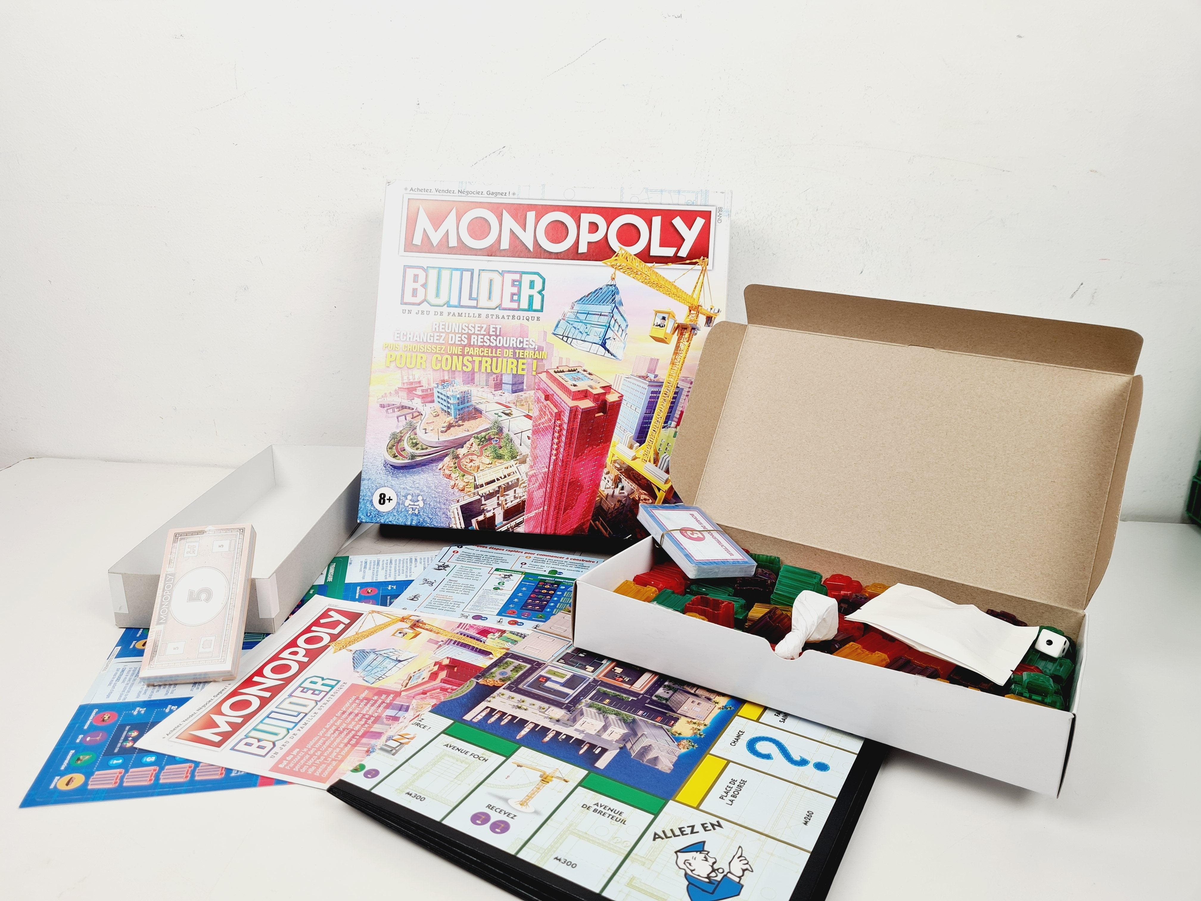 Voir photo 2 de Jeu de gestion de ressource - Monopoly Builder - Hasbro Gaming - 8 ans + Jeu de gestion de ressource - Monopoly Builder - Hasbro Gaming - 8 ans + Bon état reconditionné photo 2