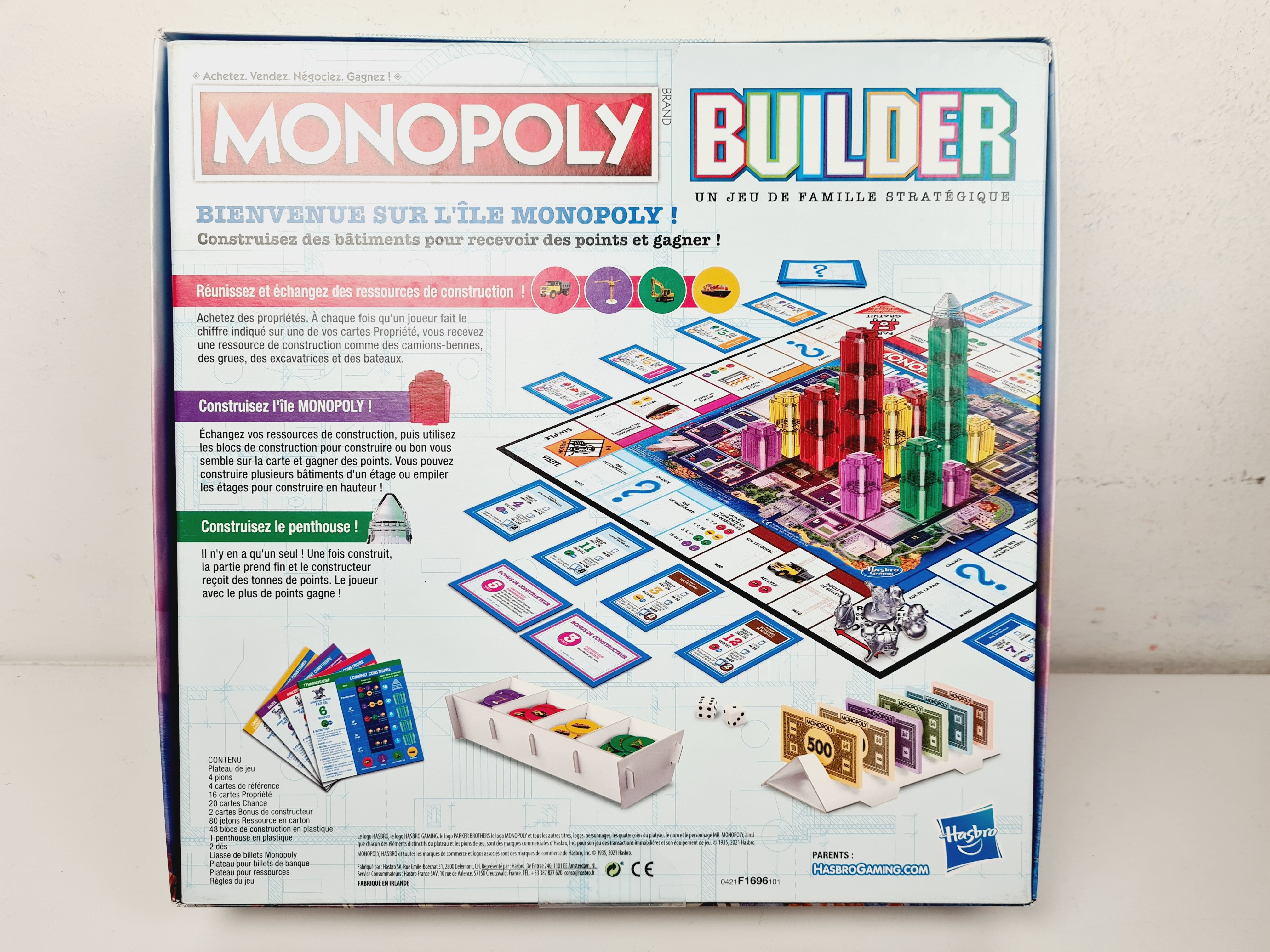 Voir photo 3 de Jeu de gestion de ressource - Monopoly Builder - Hasbro Gaming - 8 ans + Jeu de gestion de ressource - Monopoly Builder - Hasbro Gaming - 8 ans + Bon état reconditionné photo 3