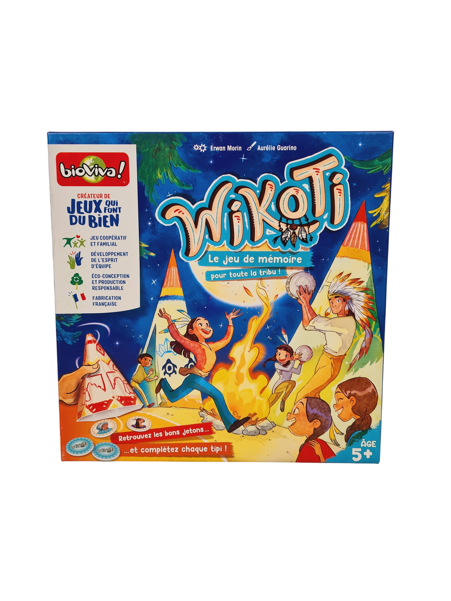 Jeu de mémoire - Wikoti - Bioviva! - Dès 5 ans Parfait état - 20,00 € Jeu de mémoire - Wikoti - Bioviva! - Dès 5 ans Parfait état reconditionné disponible sur Label Emmaüs