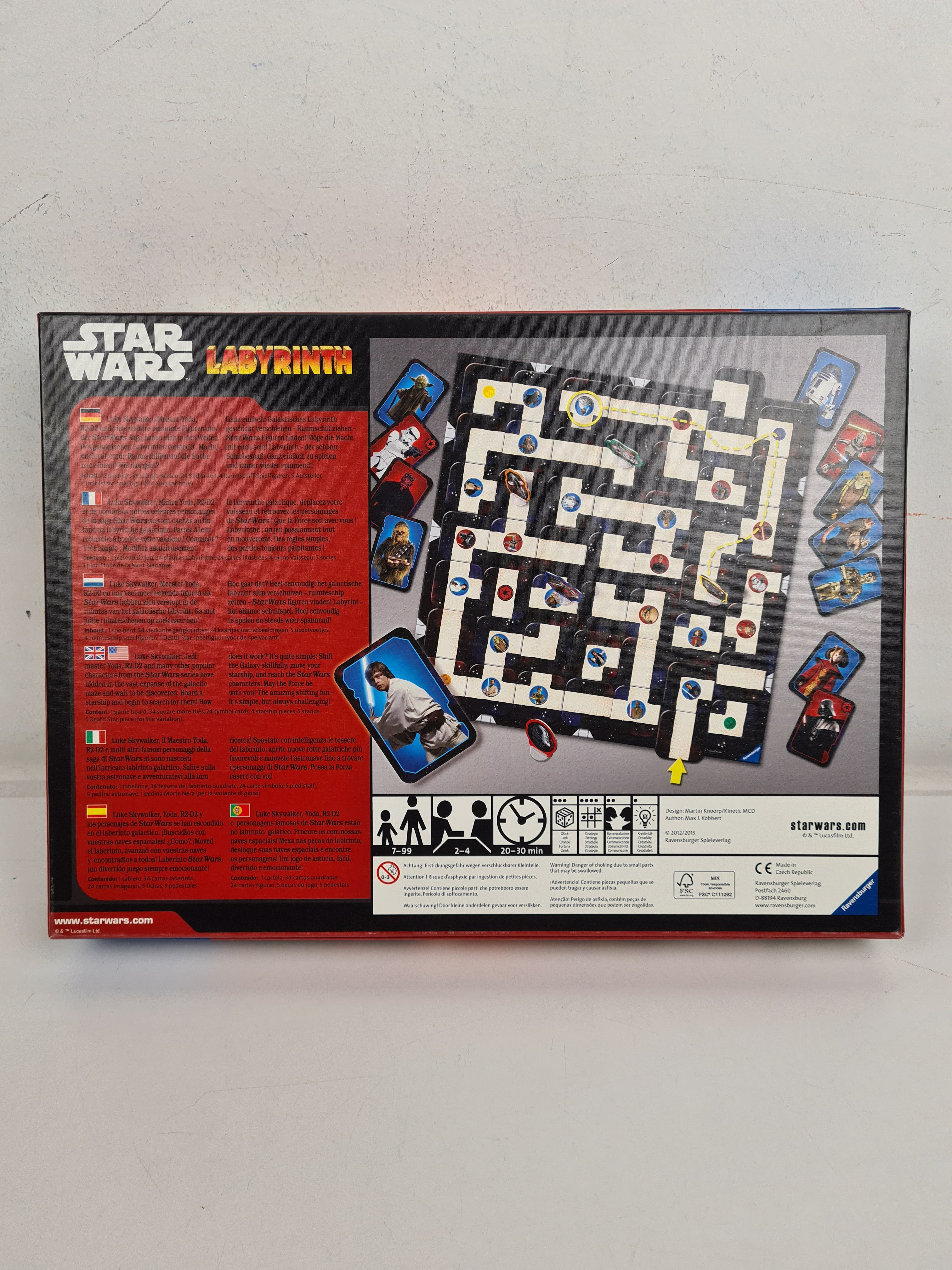 Voir photo 3 de Jeu de parcours - Disney Star Wars Labyrinthe - Ravensburger - 7 ans + Jeu de parcours - Disney Star Wars Labyrinthe - Ravensburger - 7 ans + Bon état reconditionné photo 3