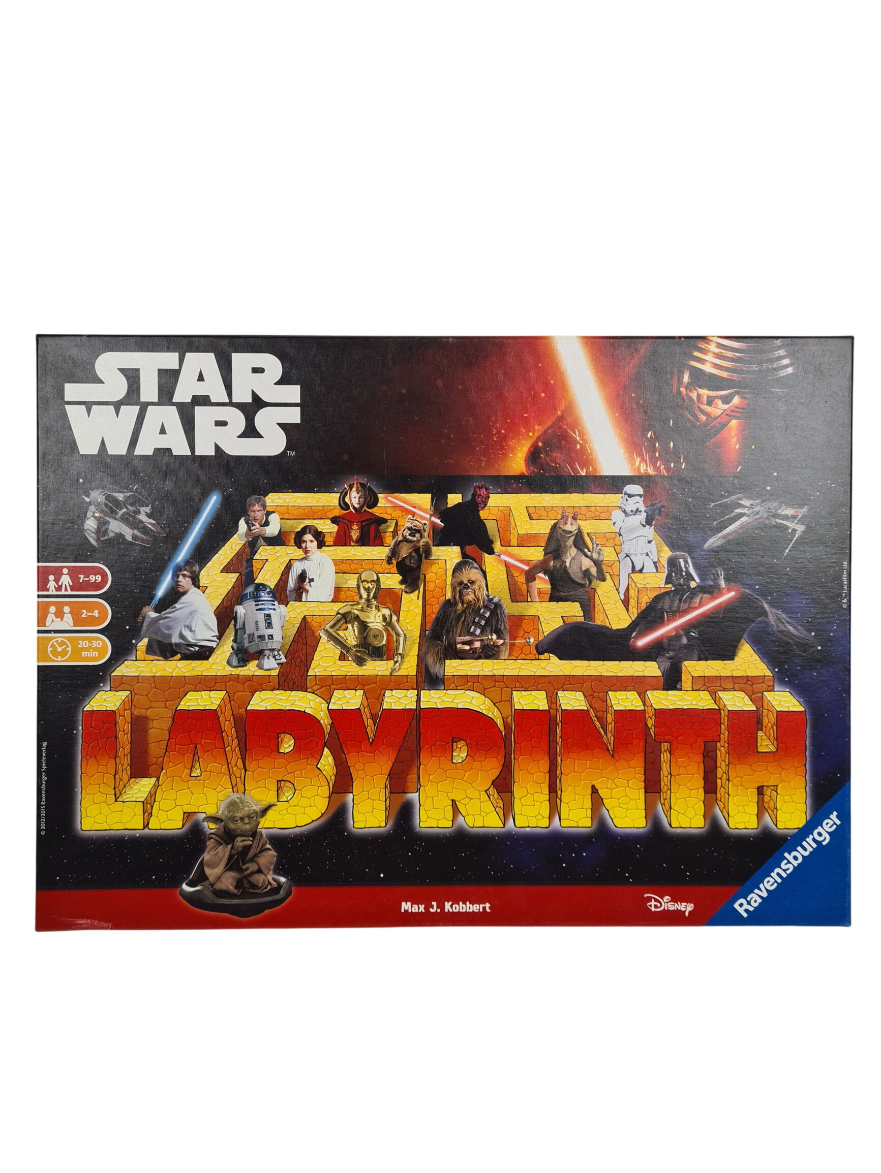 Jeu de parcours - Disney Star Wars Labyrinthe - Ravensburger - 7 ans + Bon état - 10,00 € Jeu de parcours - Disney Star Wars Labyrinthe - Ravensburger - 7 ans + Bon état reconditionné disponible sur Label Emmaüs