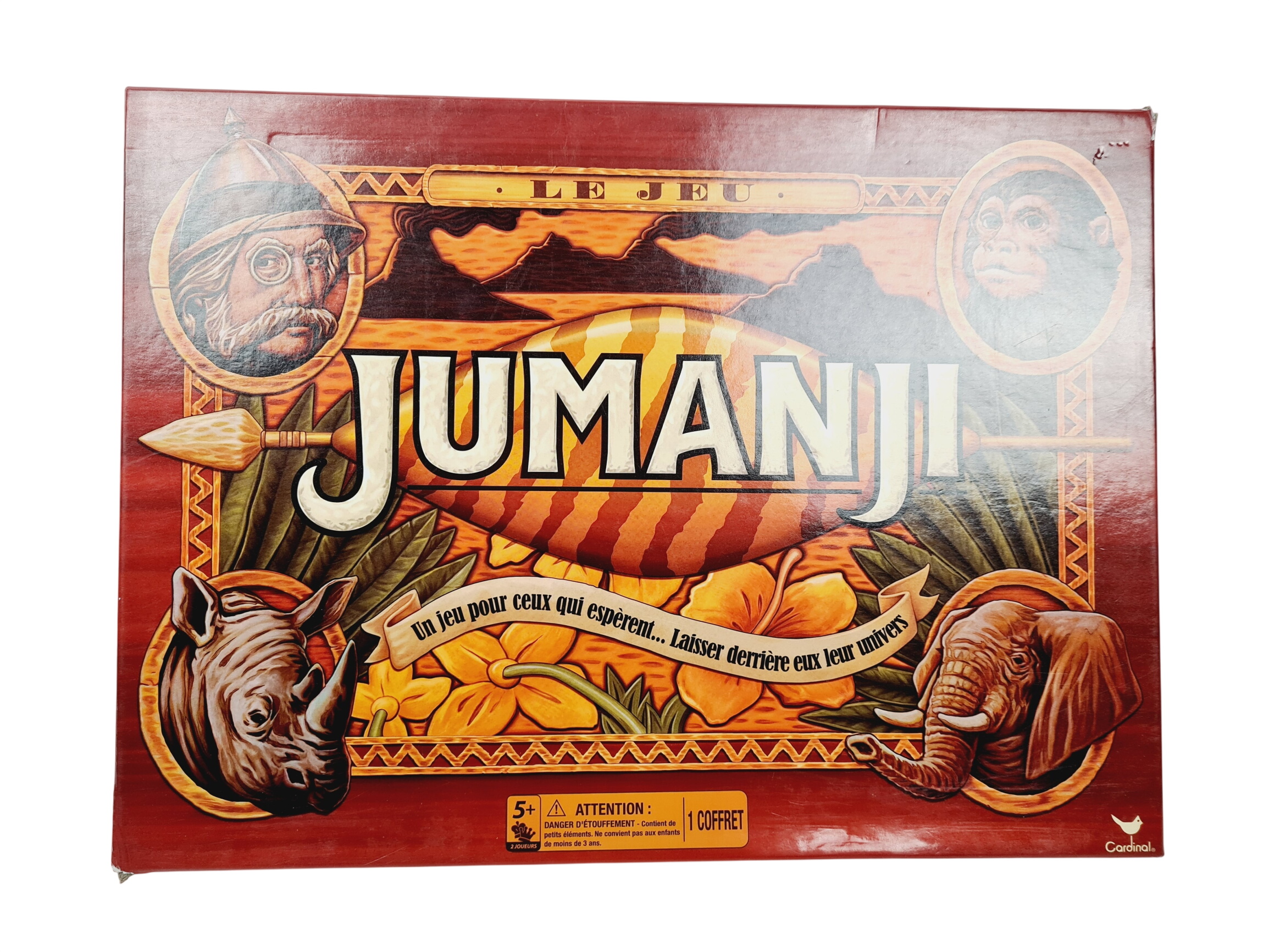Acheter Jeu de parcours - Jumanji - Cardinal - Dès 5 ans Bon état - 10,00 € Jeu de parcours - Jumanji - Cardinal - Dès 5 ans Bon état reconditionné disponible sur Label Emmaüs