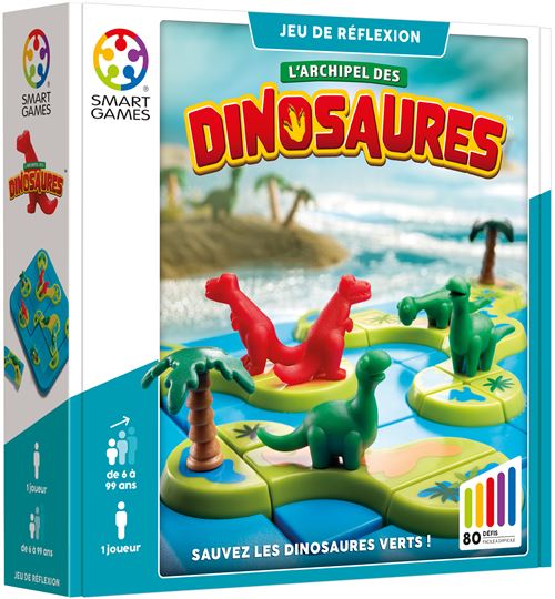 Acheter Jeu de réflexion Smartgames L’Archipel des Dinosaures État correct - 11,00 € Jeu de réflexion Smartgames L’Archipel des Dinosaures État correct reconditionné disponible sur Fnac