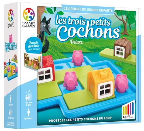 Jeu de réfléxion Smartgames Les trois petits cochons Deluxe État correct SmartGames reconditionné disponible sur Fnac