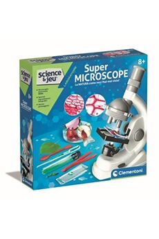 Jeu de sciences et d'expérience Super microscope Bon état Clementoni reconditionné disponible sur Darty
