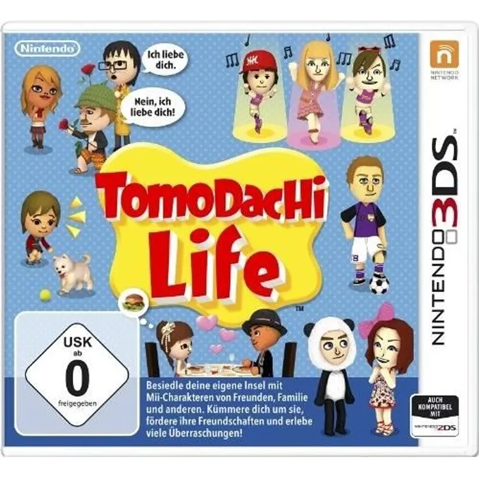Jeu de simulation - Nintendo - Tomodachi Life - Plateforme 3DS - PEGI 3+ Reconditionné - 39,90 € Jeu de simulation - Nintendo - Tomodachi Life - Plateforme 3DS - PEGI 3+ Reconditionné Nintendo reconditionné disponible sur Cdiscount Seconde Vie